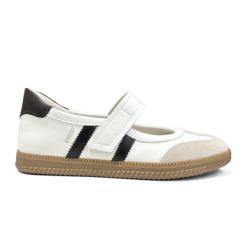 Detalhe - Tênis Sua Cia Casual Boneca 8355.16790 Branco
