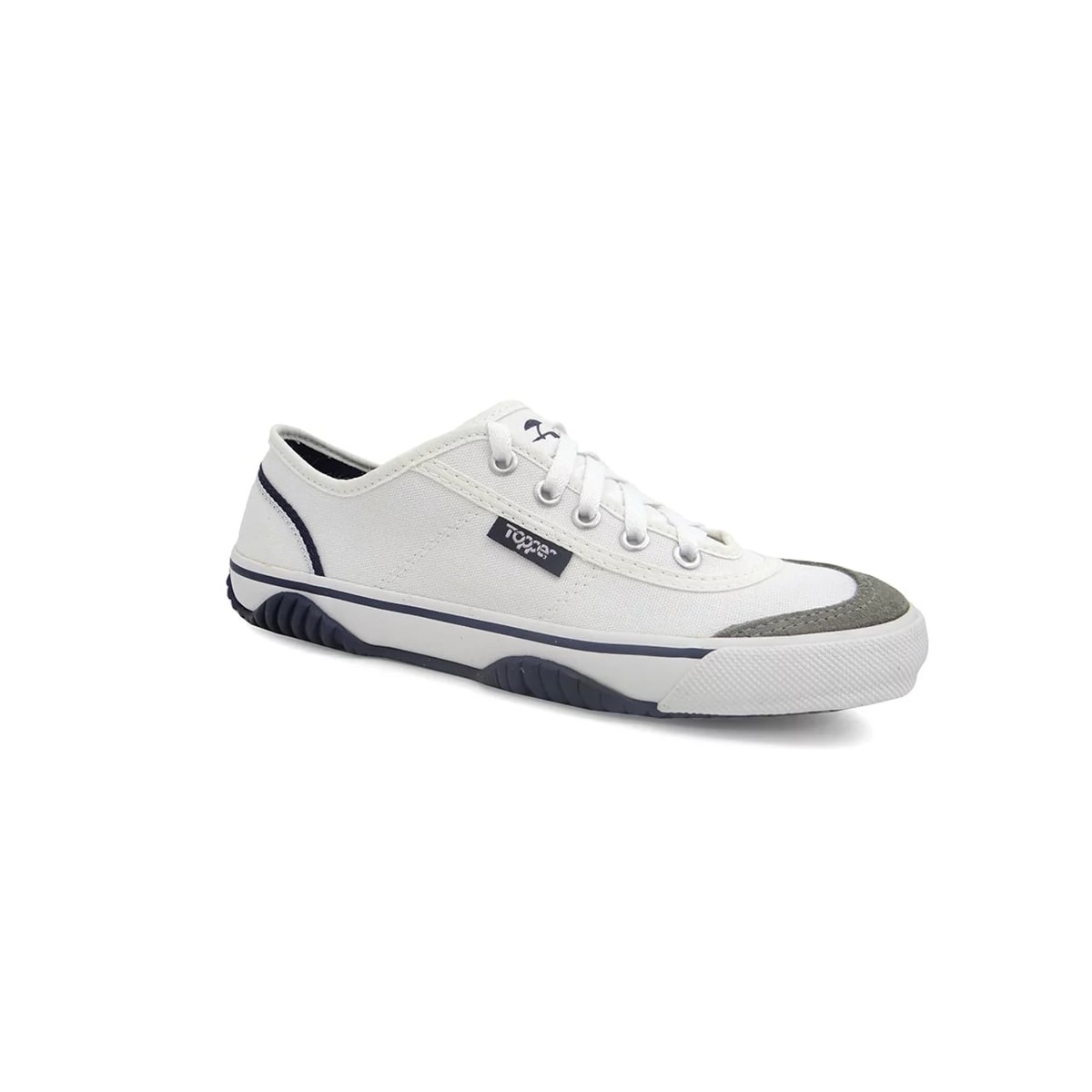 Tênis Topper Futsal New Casual V 4124642 Branco/Azul Tênis Topper Futsal New Casual V 4124642 Branco/Azul