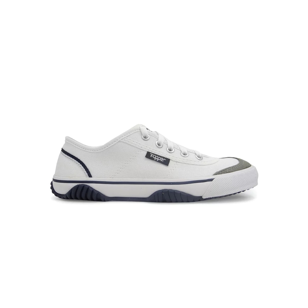Tênis Topper Futsal New Casual V 4124642 Branco/Azul Tênis Topper Futsal New Casual V 4124642 Branco/Azul