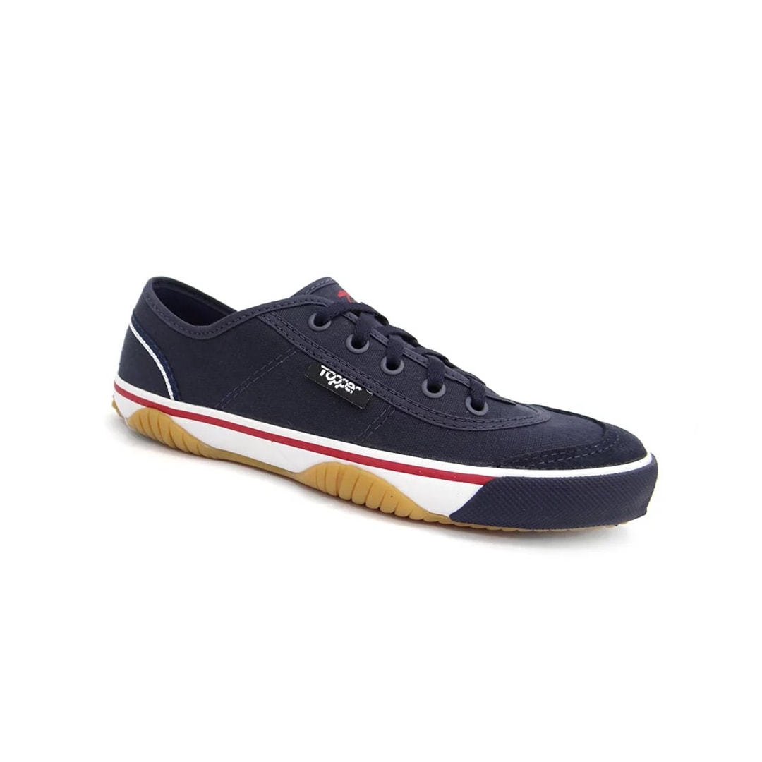Tênis Topper Futsal New Casual V 4124642 Marinho/Branco/Verme Tênis Topper Futsal New Casual V 4124642 Marinho/Branco/Verme
