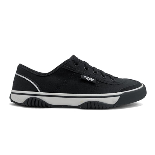Detalhe - Tênis Topper Futsal New Casual V 4124642 Preto/Branco