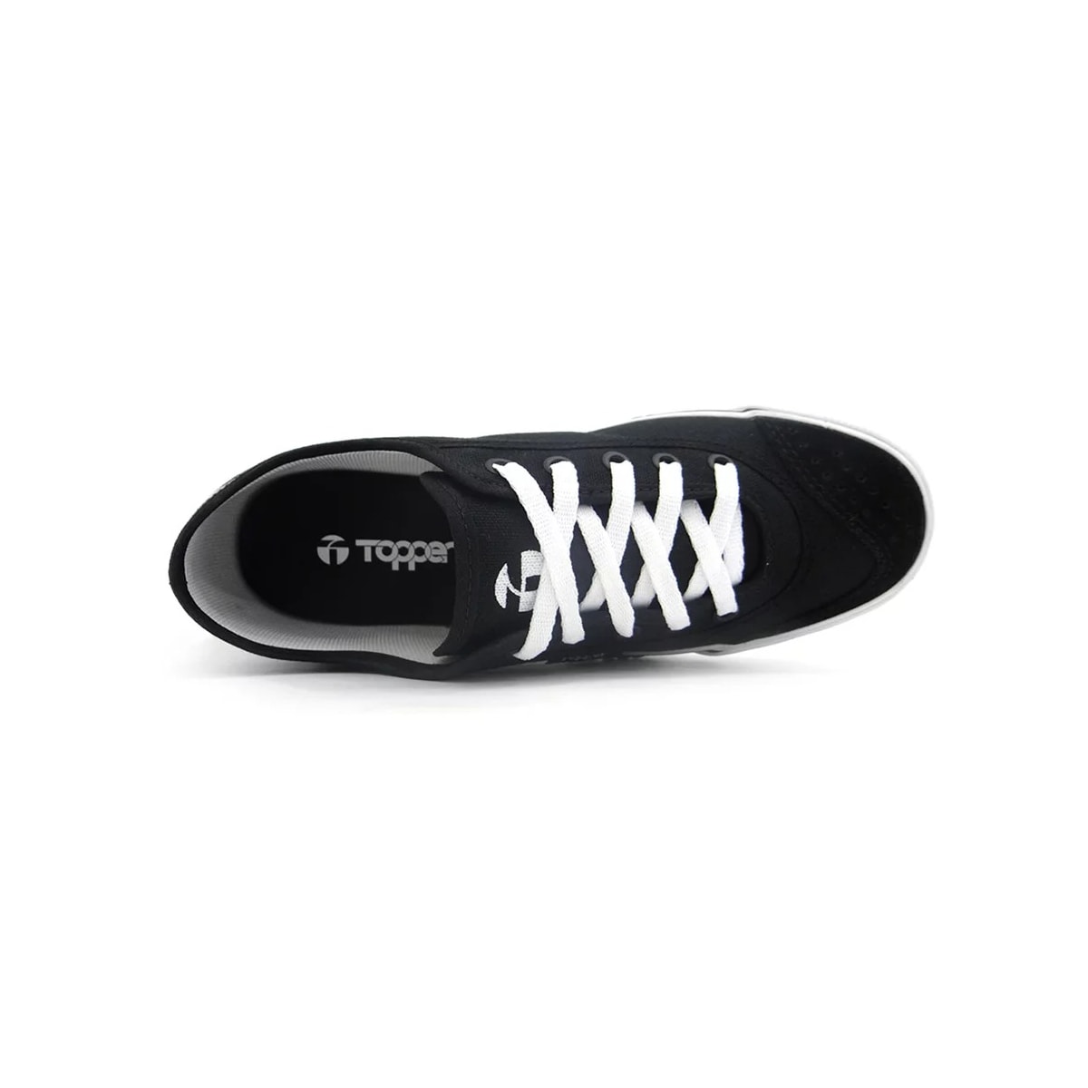 Tênis Topper Futsal New Casual V 4124642 Preto/Branco Tênis Topper Futsal New Casual V 4124642 Preto/Branco