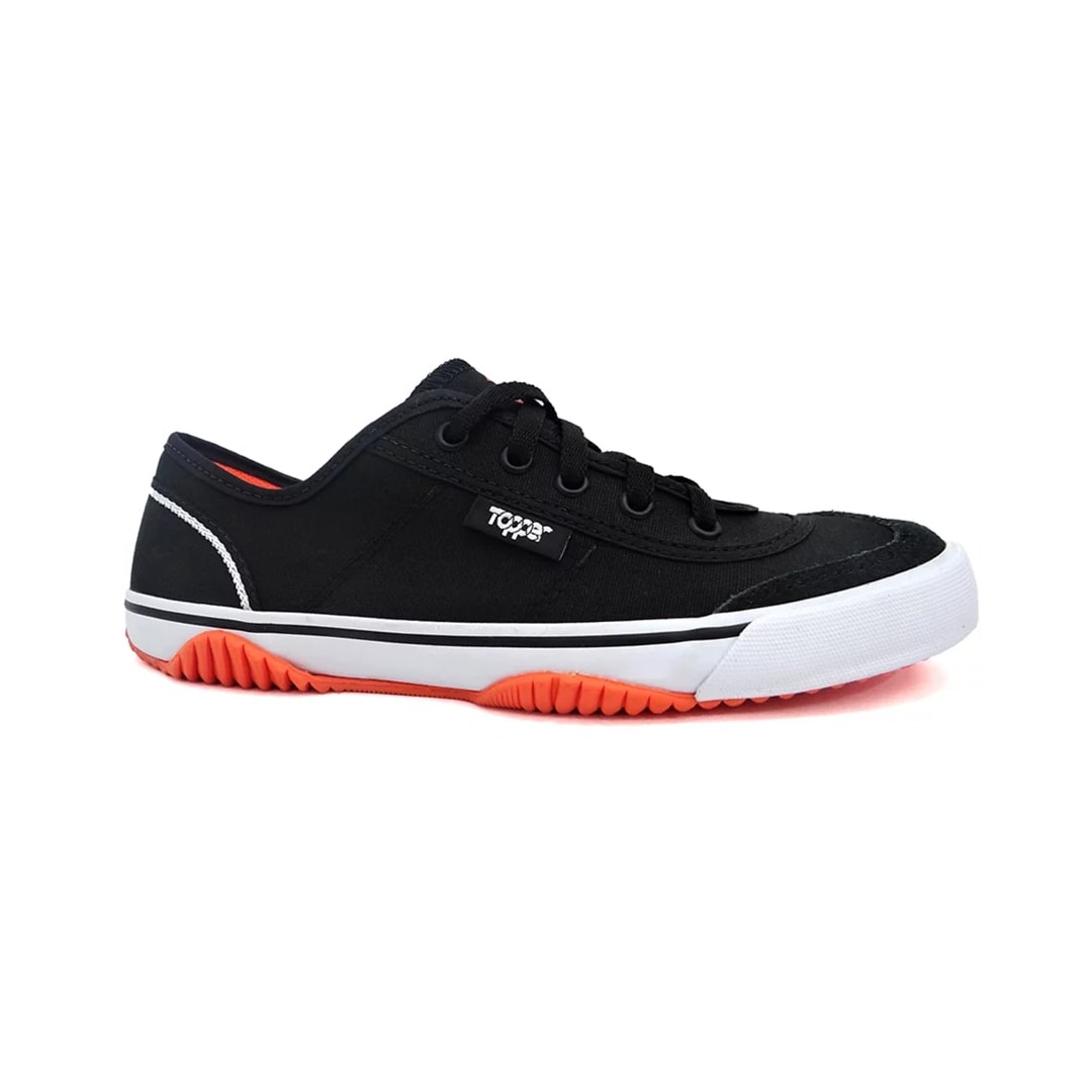 Tênis Topper Futsal New Casual V 4124642 Preto/Laranja Tênis Topper Futsal New Casual V 4124642 Preto/Laranja