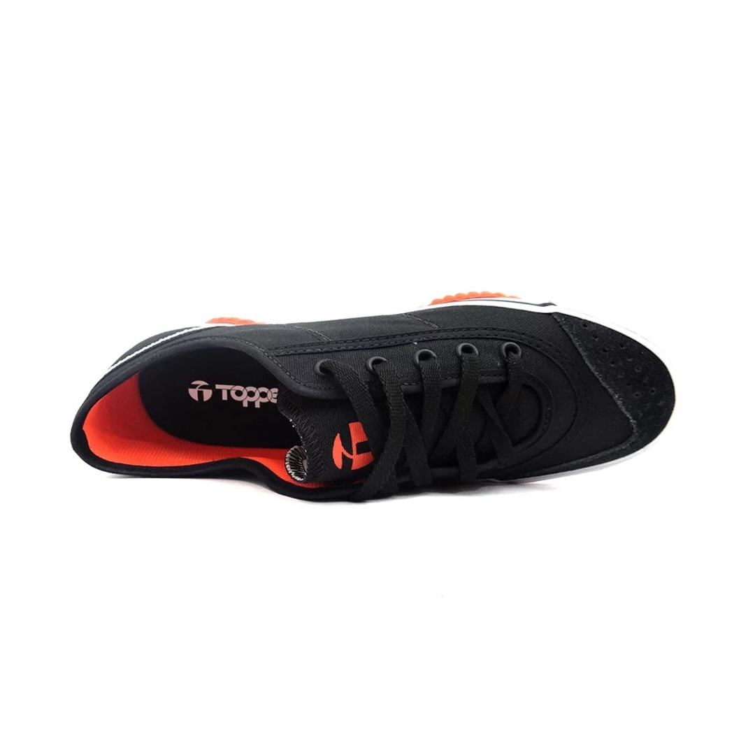 Tênis Topper Futsal New Casual V 4124642 Preto/Laranja