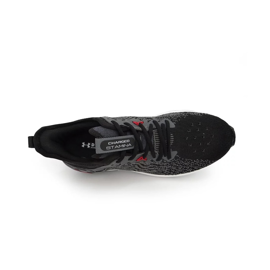 Tênis Under Armour Charged Stamina Preto/Cinza Tênis Under Armour Charged Stamina Preto/Cinza