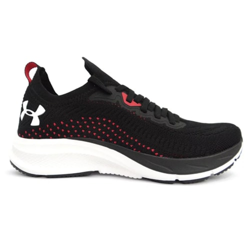 Tênis Under Armour Feminino Charged Slight Preto/Vermelho