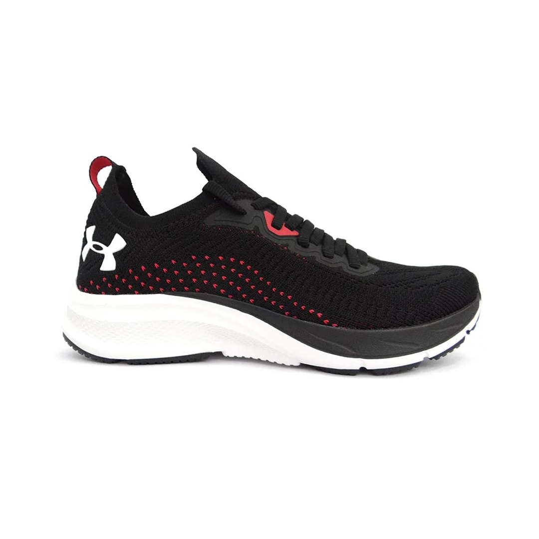 Tênis Under Armour Feminino Charged Slight Preto/Vermelho