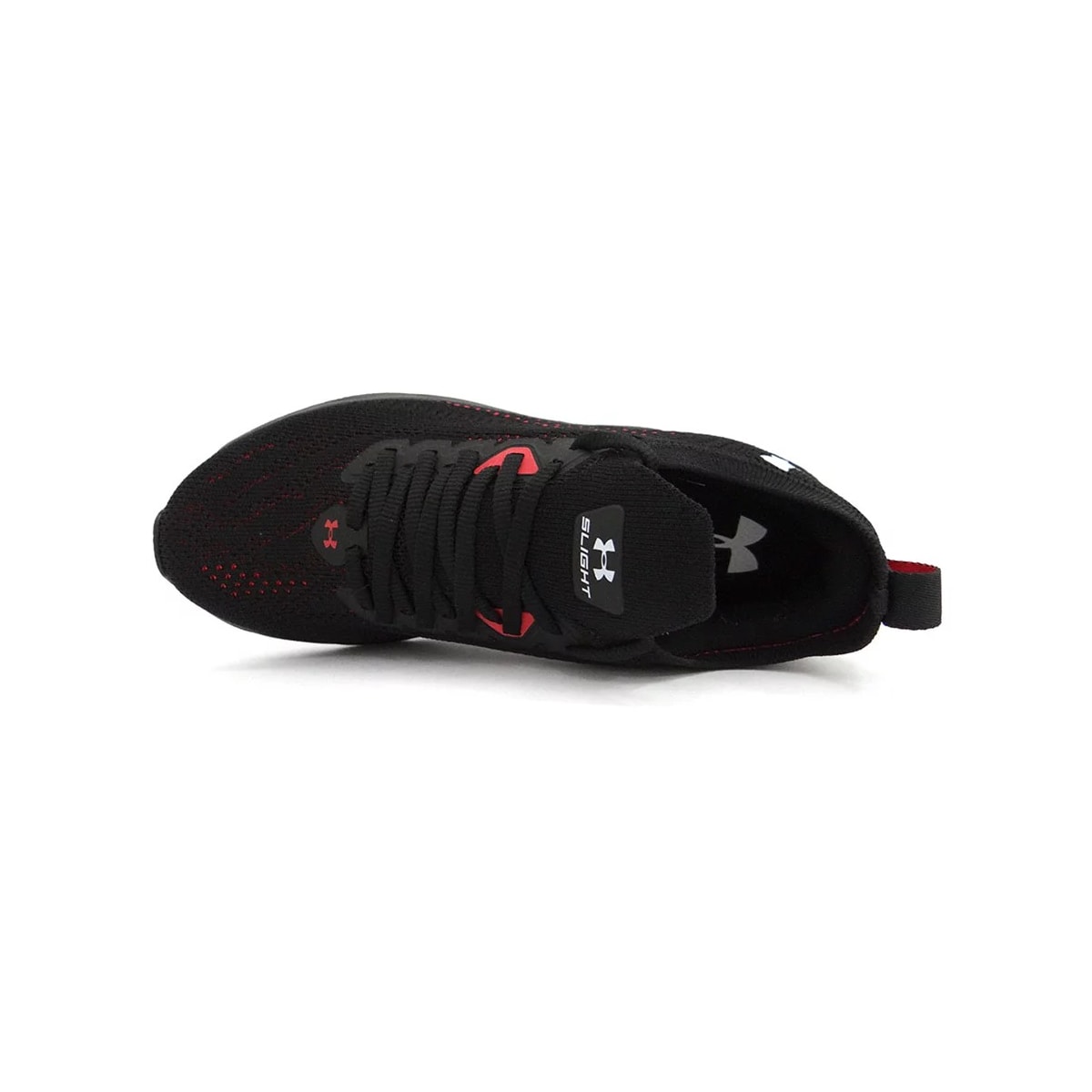 Tênis Under Armour Feminino Charged Slight Preto/Vermelho Tênis Under Armour Feminino Charged Slight Preto/Vermelho