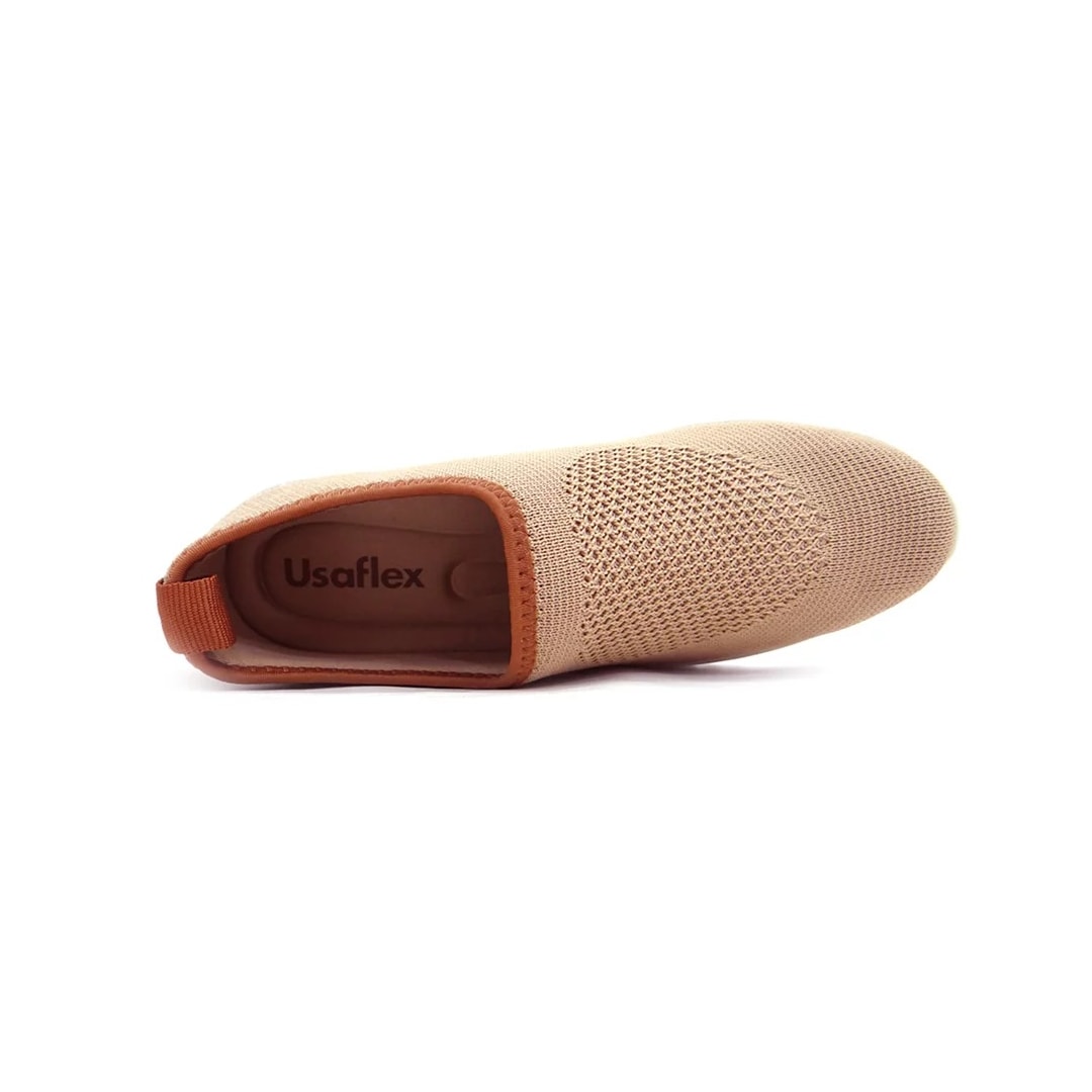 Tênis Usaflex Casual Ae2208 Camel Tênis Usaflex Casual Ae2208 Camel