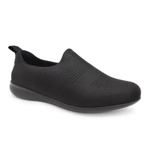 Tenis Usaflex Casual Conforto Af0607 Preto/Preto