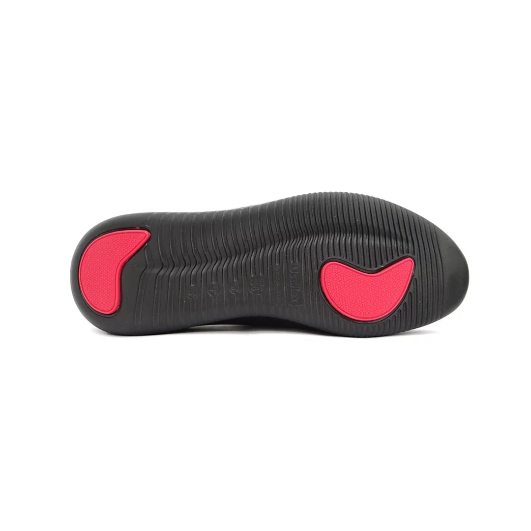 Tênis Usaflex Casual Conforto Af0607 Preto/Preto