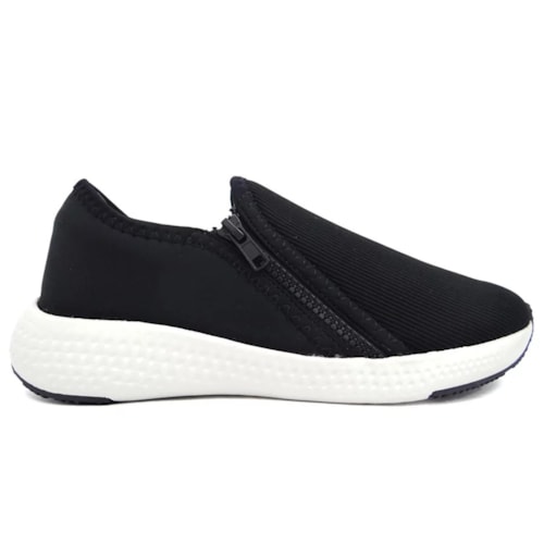 Detalhe - Tênis Usaflex Casual Conforto Ah1617 Preto