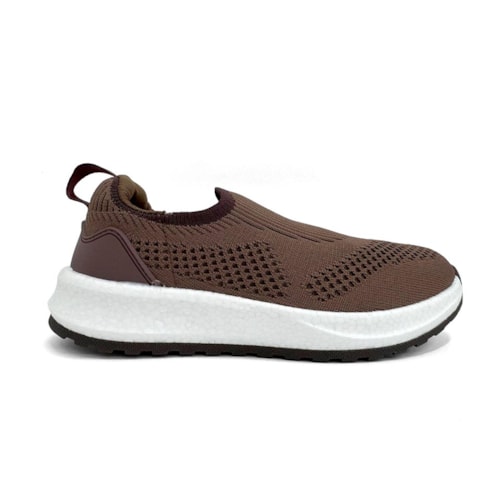 Detalhe - Tênis Usaflex Casual Conforto Ao15006 Chocolate