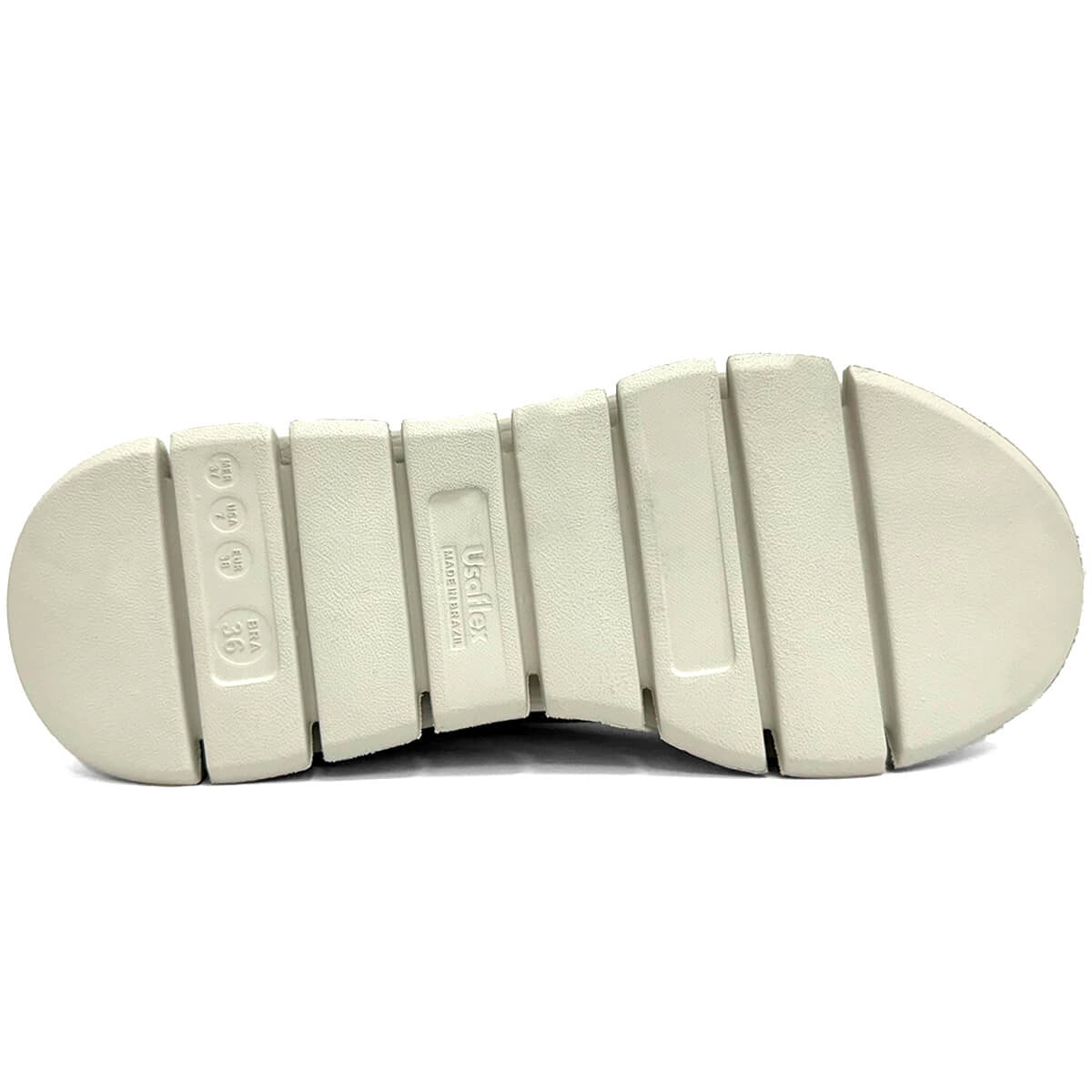 Tênis Usaflex Casual De Couro Slip On Am0901005 Ouro Light