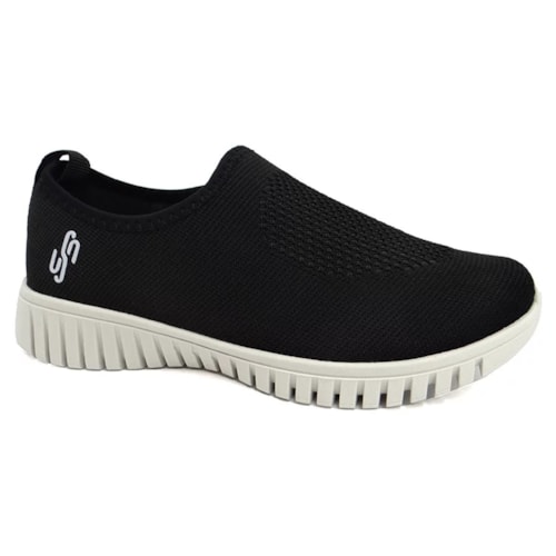 Tenis Usaflex Casual Feminino Ae2208 Preto