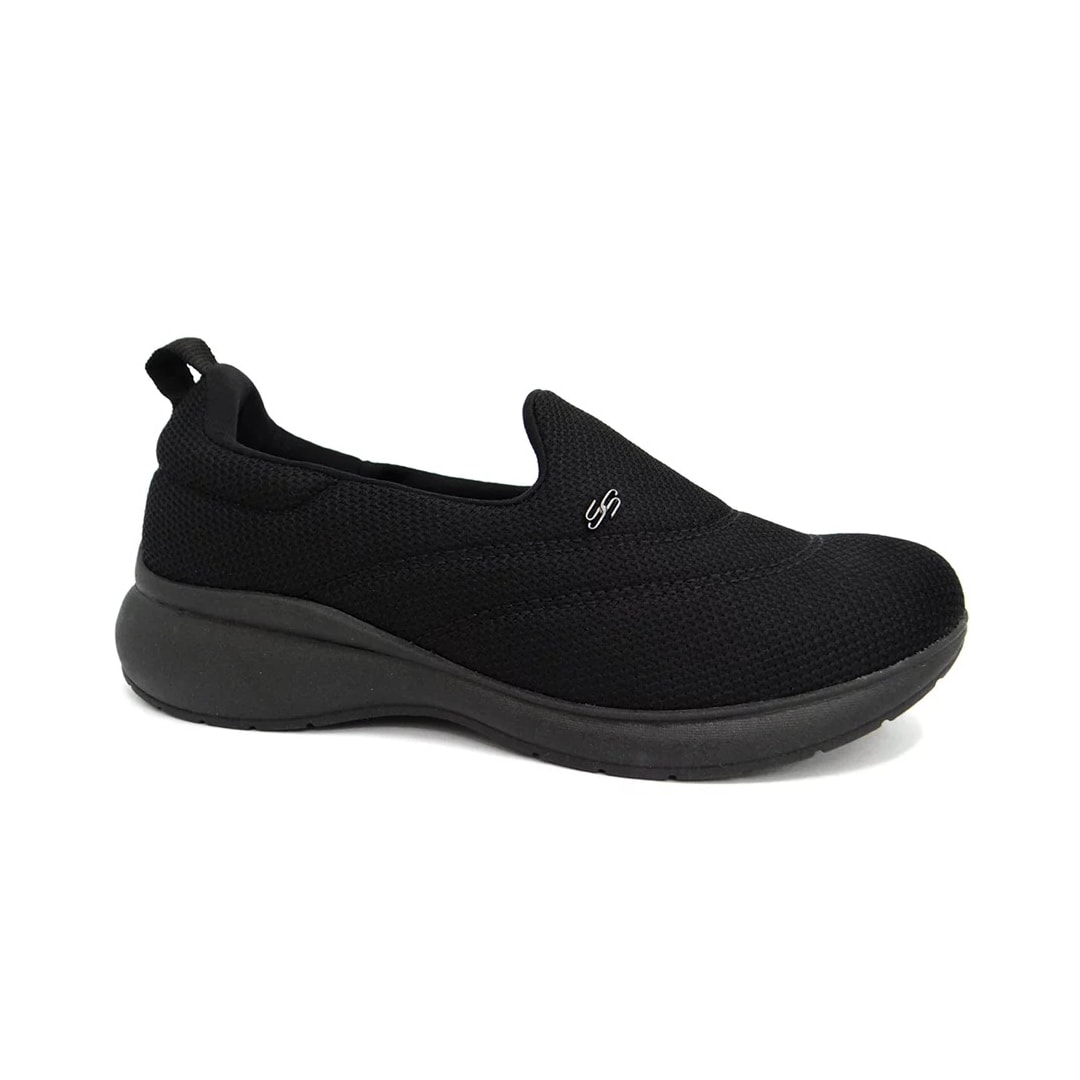 Tênis Usaflex Casual Slip On Ab6415 Preto Tênis Usaflex Casual Slip On Ab6415 Preto