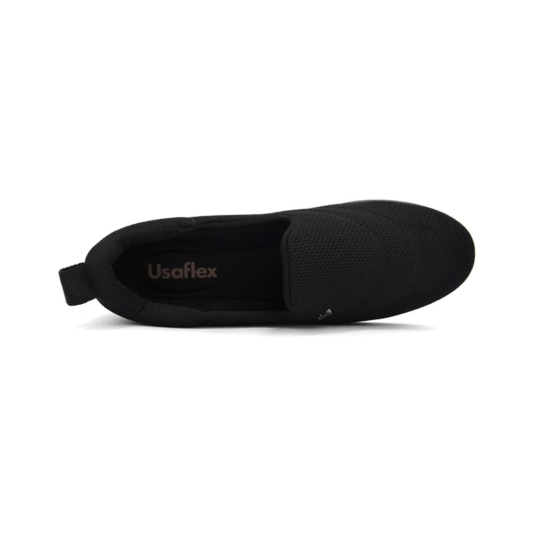 Tênis Usaflex Casual Slip On Ab6415 Preto Tênis Usaflex Casual Slip On Ab6415 Preto