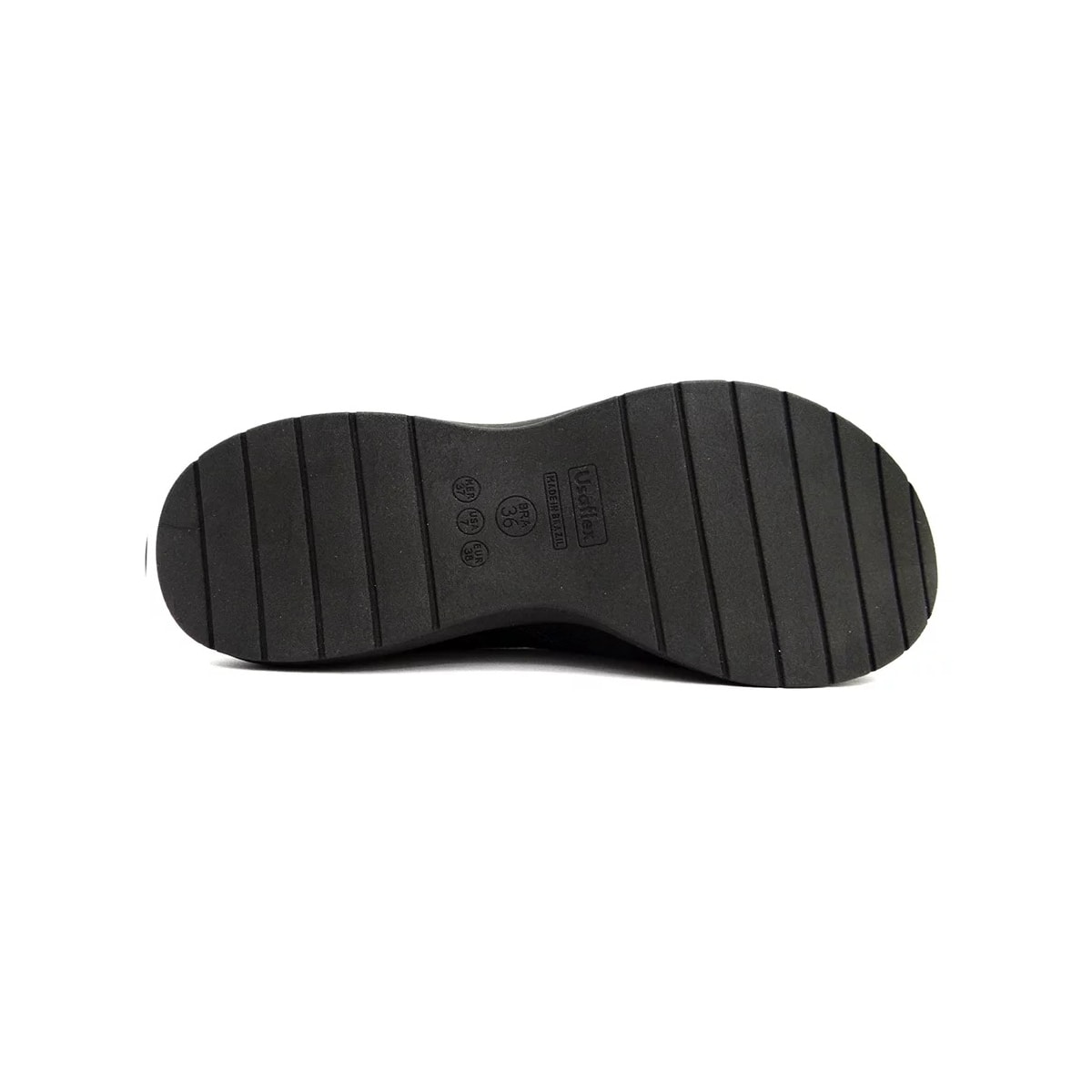 Tênis Usaflex Casual Slip On Ab6415 Preto