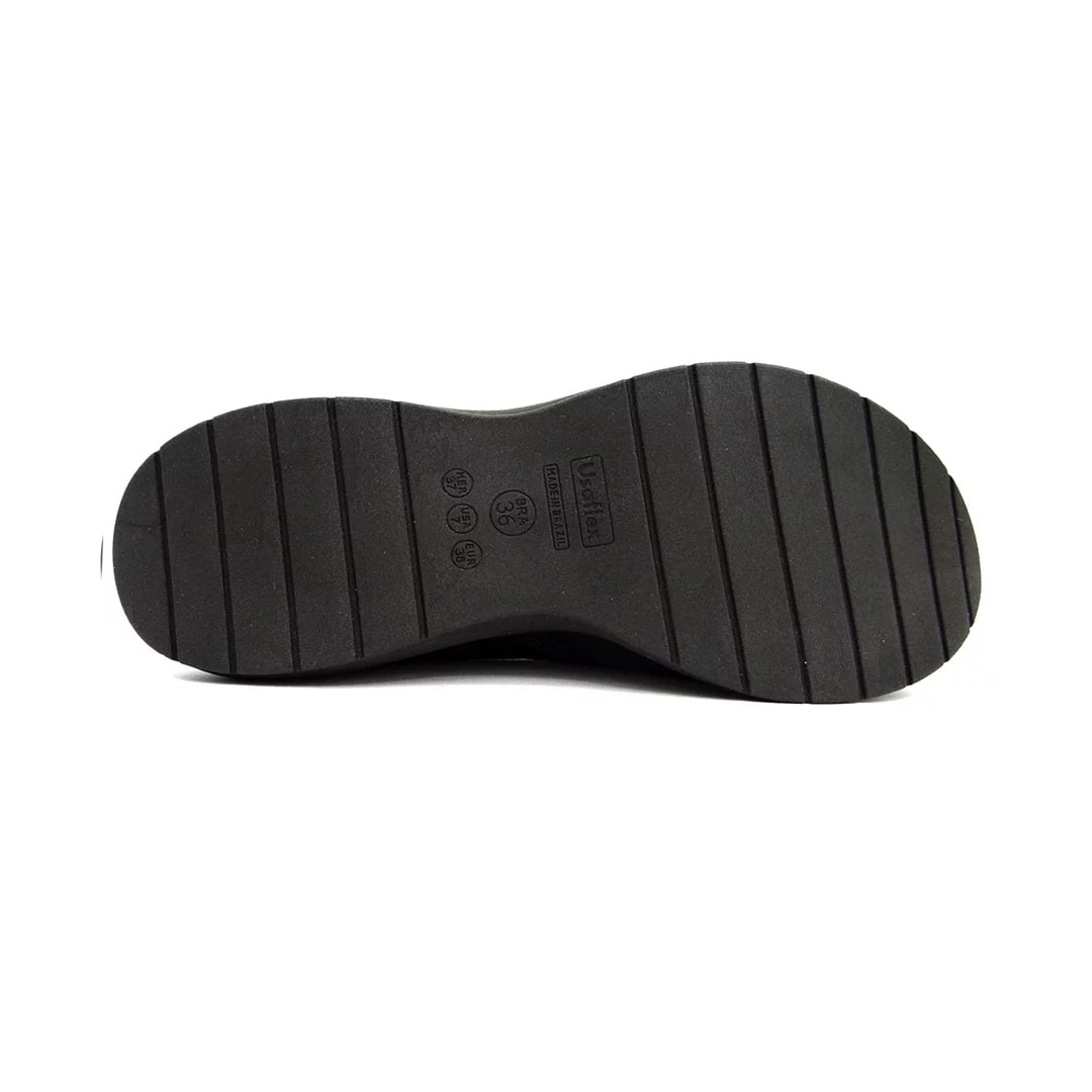 Tênis Usaflex Casual Slip On Ab6415 Preto Tênis Usaflex Casual Slip On Ab6415 Preto