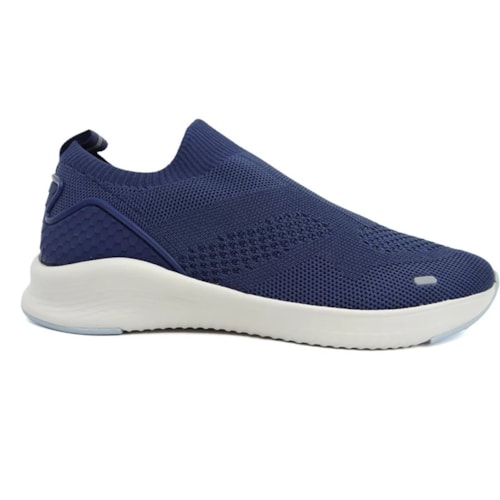 Detalhe - Tênis Usaflex Casual Tricot Af3222 Oceano