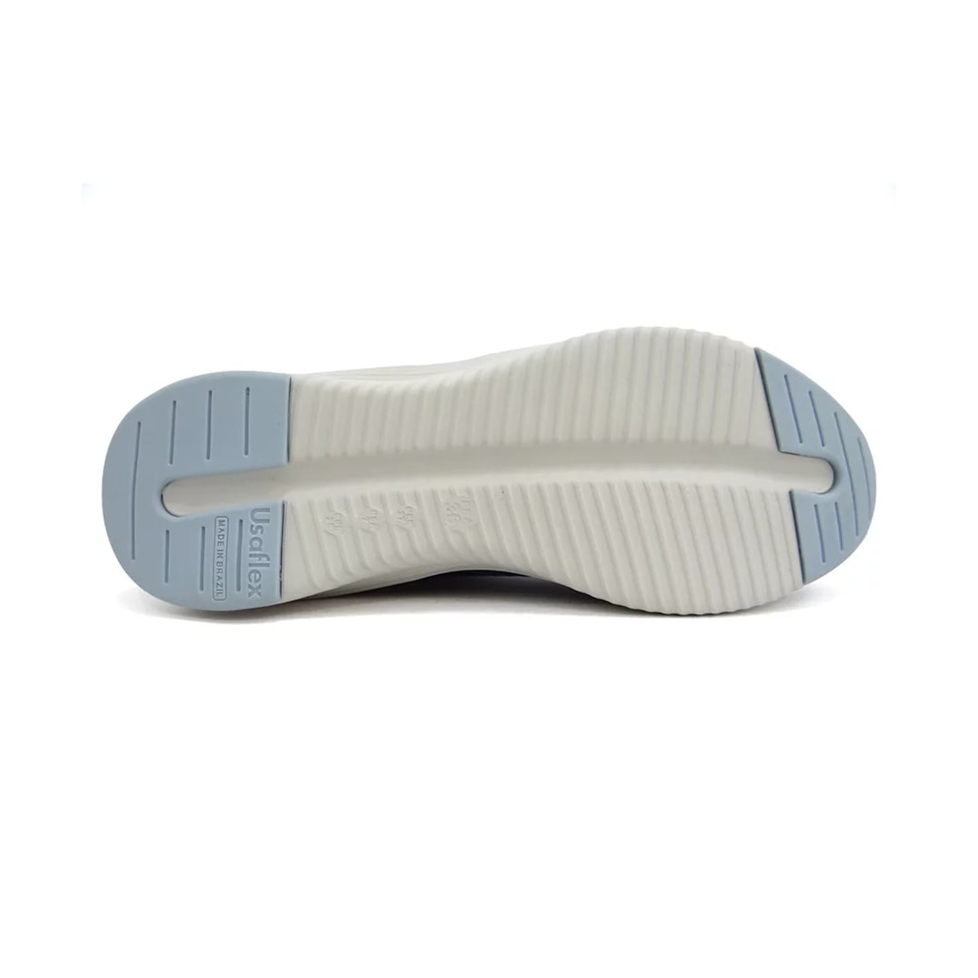 Tênis Usaflex Casual Tricot Af3222 Oceano