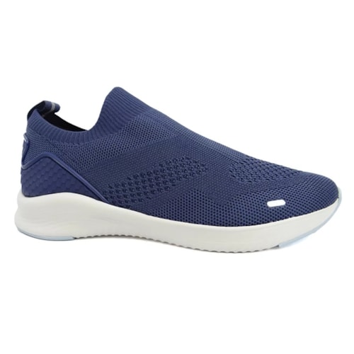 Tenis Usaflex Casual Tricot Feminino Af3222 Oceano