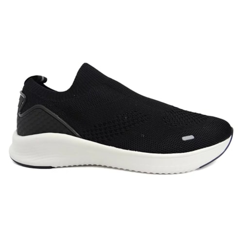 Tenis Usaflex Casual Tricot Feminino Af3222 Preto