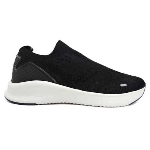 Tenis Usaflex Casual Tricot Feminino Af3222 Preto