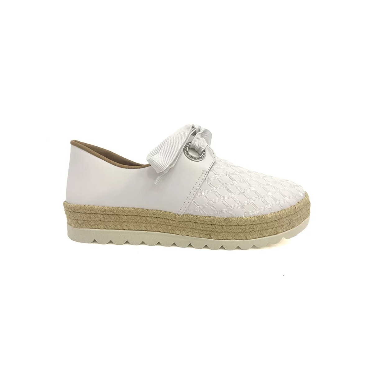 Tênis Valentina Casual Oxford 396056 Off White Tênis Valentina Casual Oxford 396056 Off White