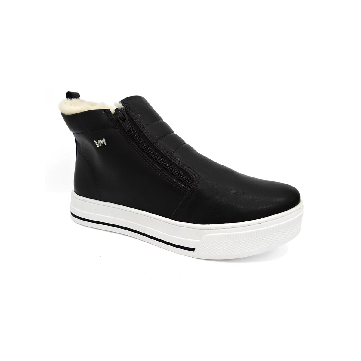 Tênis Via Marte Bota 030-001 Preto Tênis Via Marte Bota 030-001 Preto