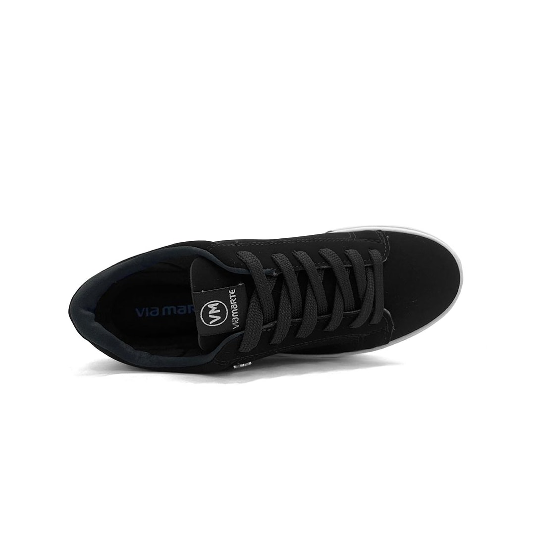Tênis Via Marte Casual 016-008-01 Preto Tênis Via Marte Casual 016-008-01 Preto