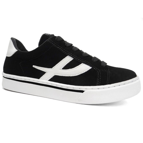 Tenis Via Marte Casual 016-012-03 Preto