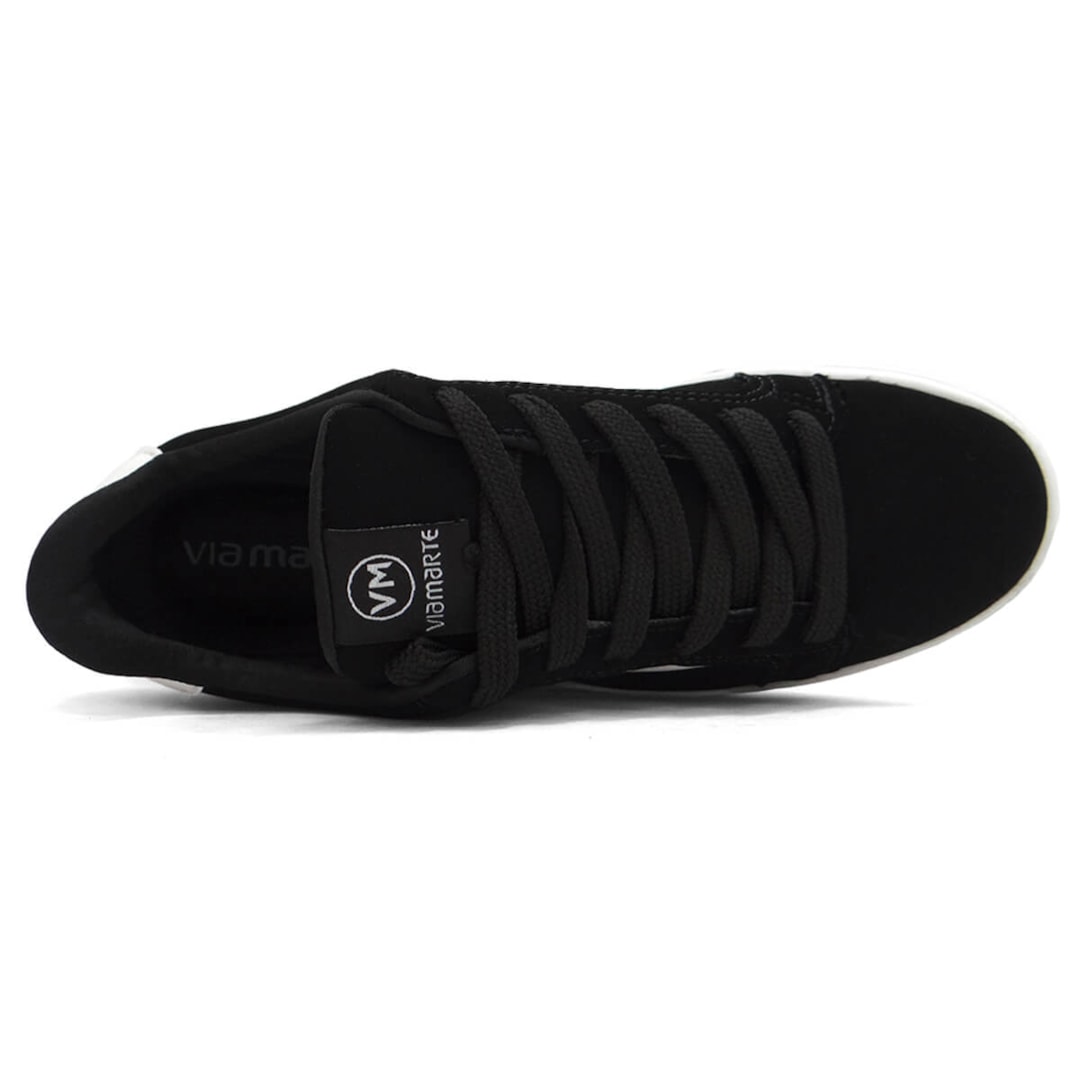 Tênis Via Marte Casual 016-012-03 Preto