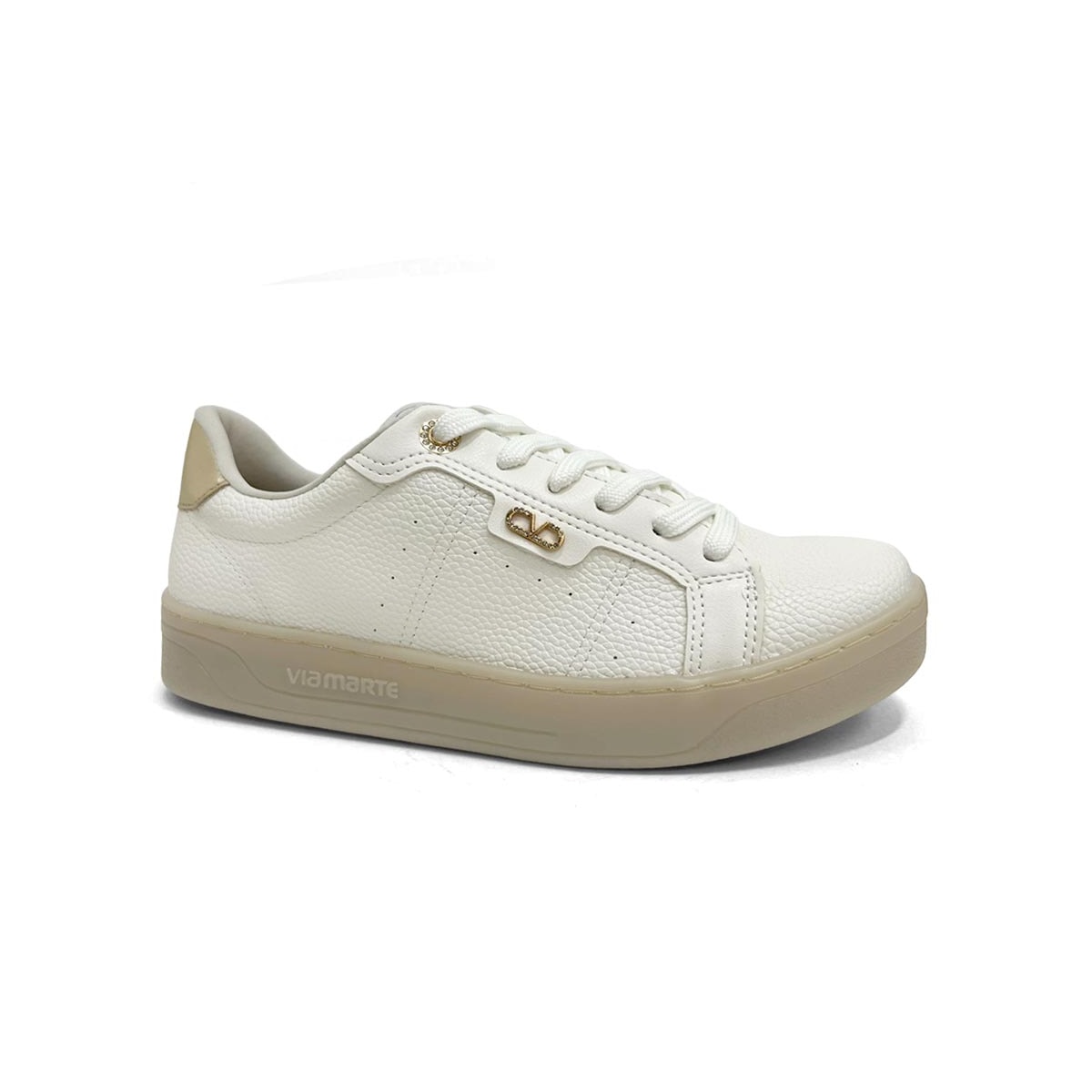 Tênis Via Marte Casual 020-011-02 Milk
