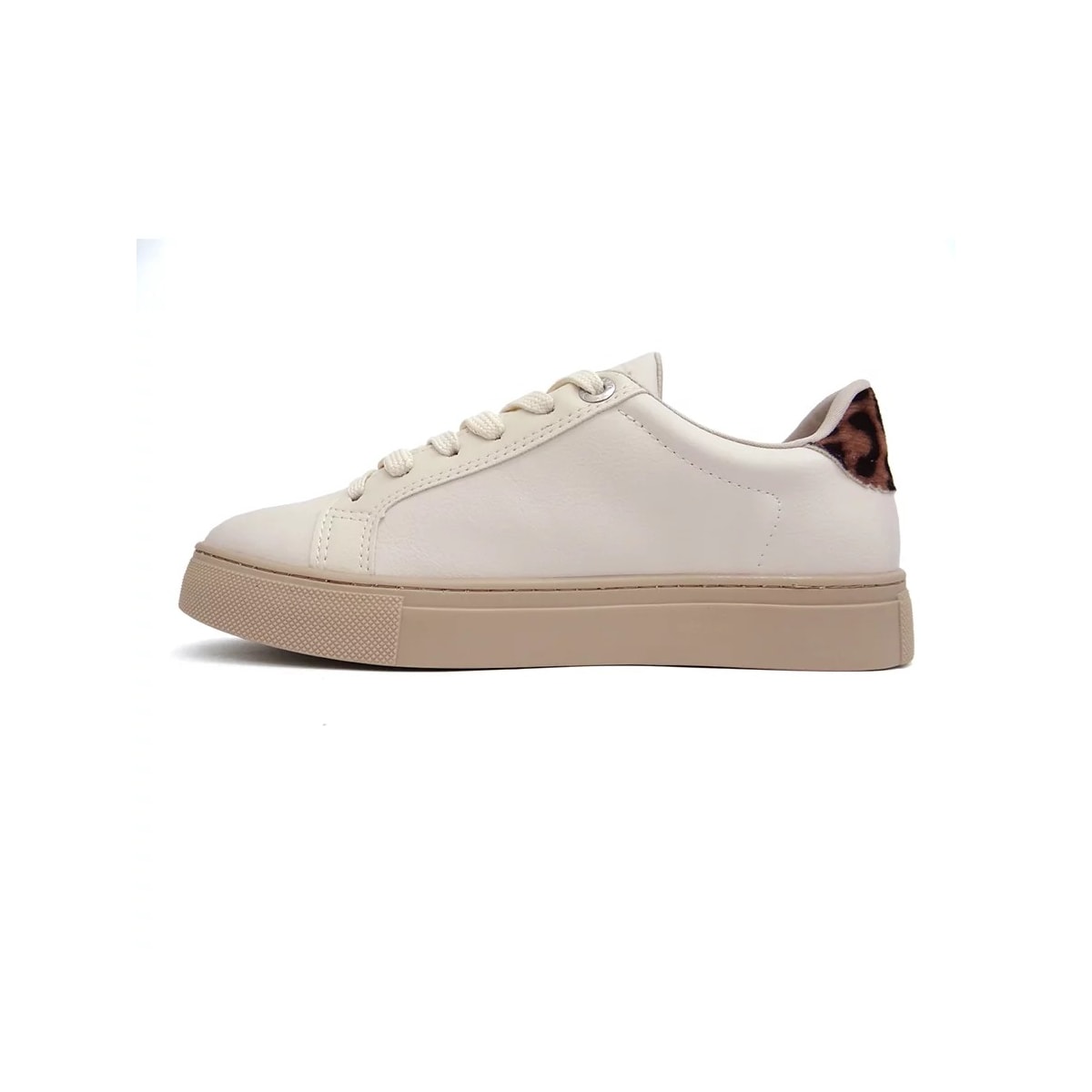 Tênis Via Marte Casual 082-002 Marfim/Preto/Frapucc Tênis Via Marte Casual 082-002 Marfim/Preto/Frapucc