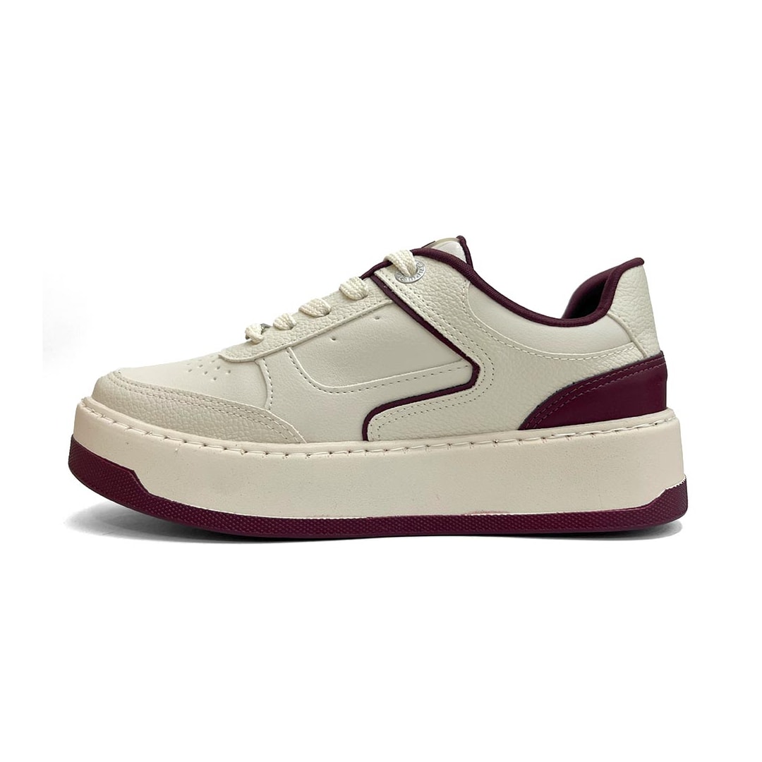 Tênis Via Marte Casual 126-009-08 Marfim