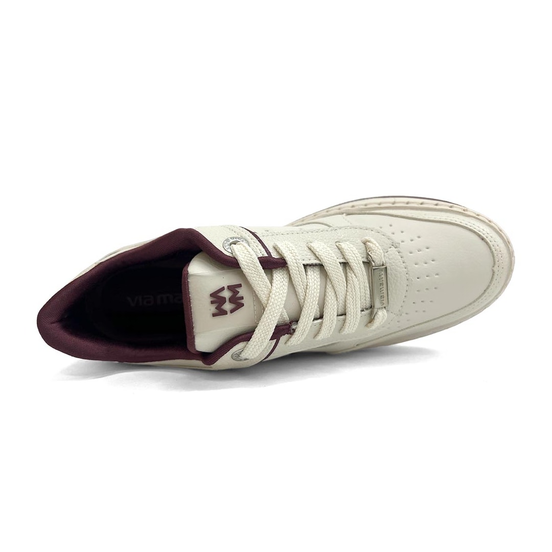 Tênis Via Marte Casual 126-009-08 Marfim Tênis Via Marte Casual 126-009-08 Marfim