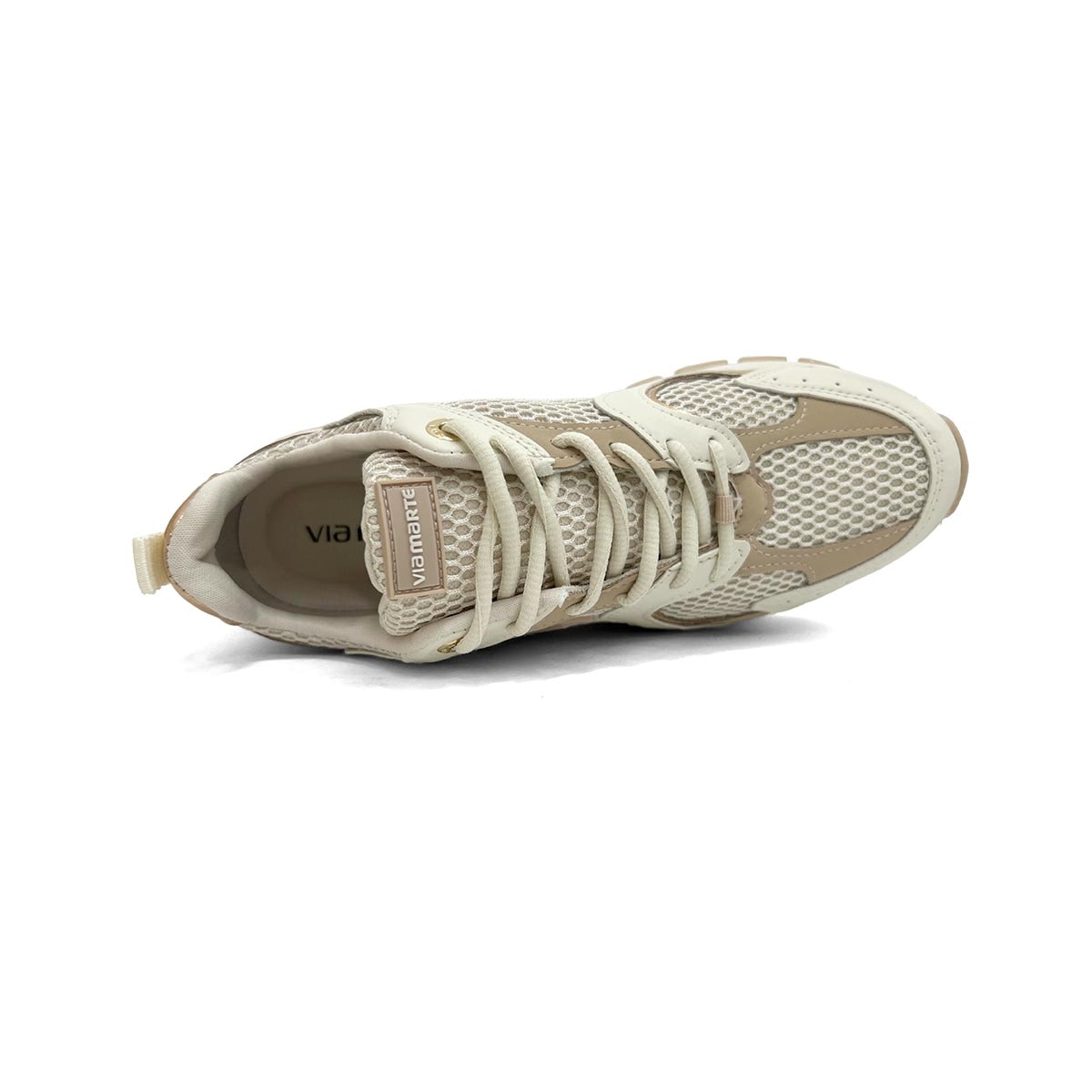 Tênis Via Marte Casual 140-010-09 Marfim Tênis Via Marte Casual 140-010-09 Marfim