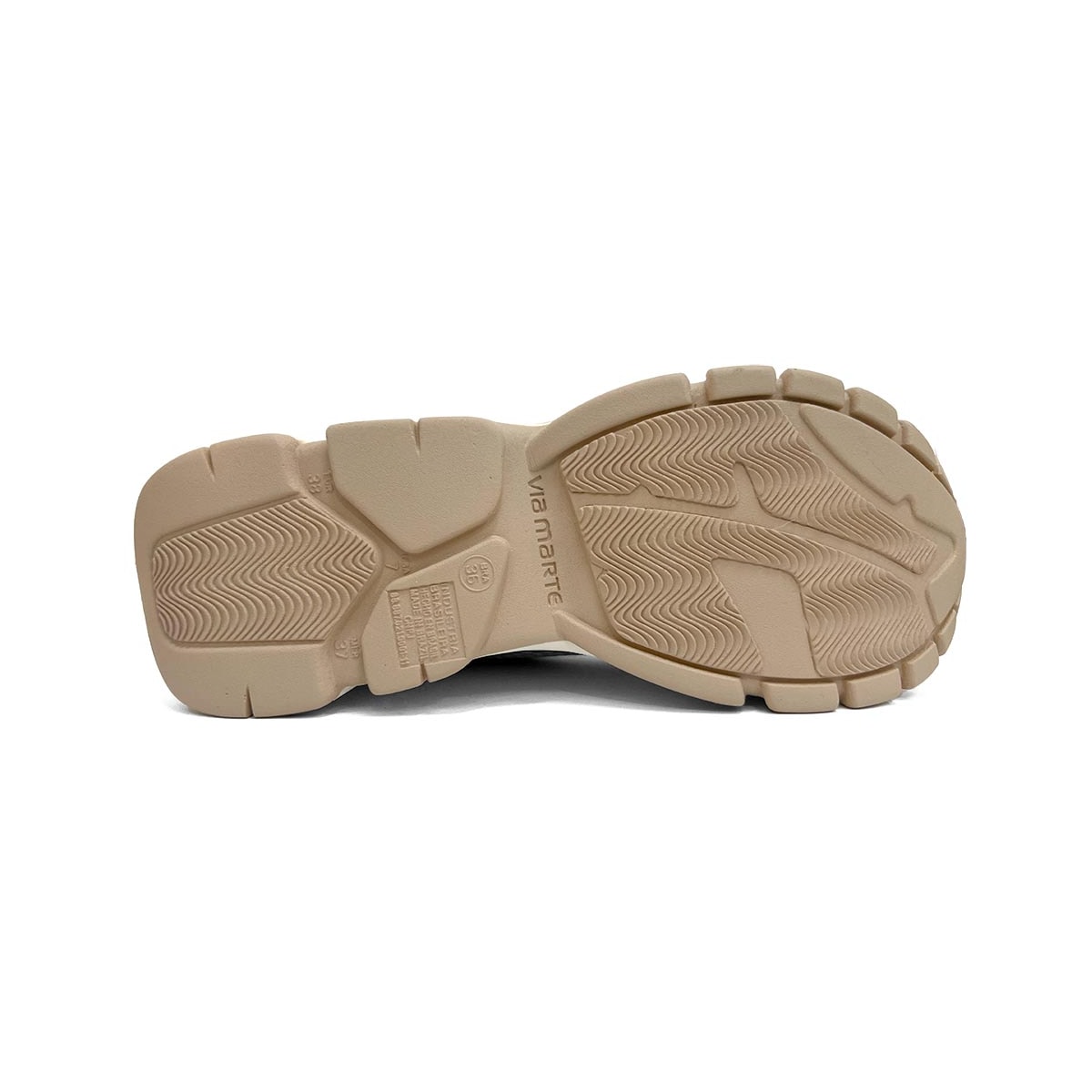 Tênis Via Marte Casual 140-010-09 Marfim