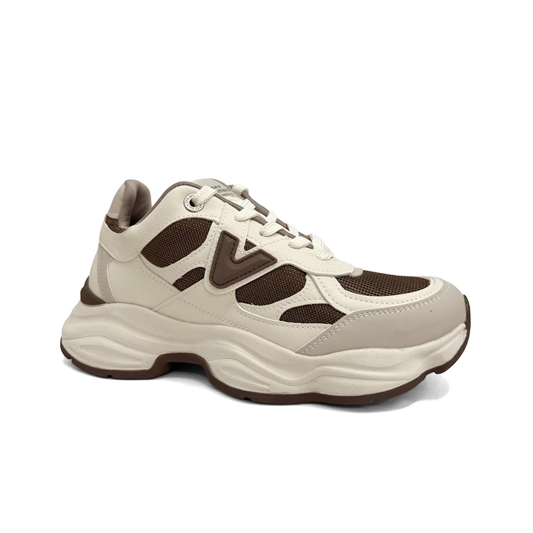 Tênis Via Marte Casual 158-023-21 Bege/Marfim/Cinnamon