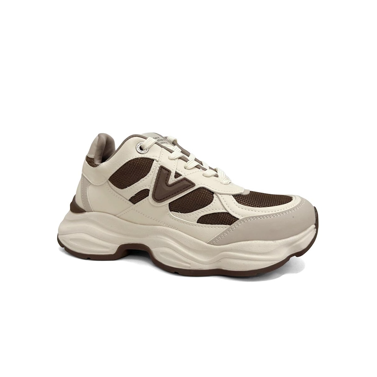 Tênis Via Marte Casual 158-023-21 Bege/Marfim/Cinnamon Tênis Via Marte Casual 158-023-21 Bege/Marfim/Cinnamon