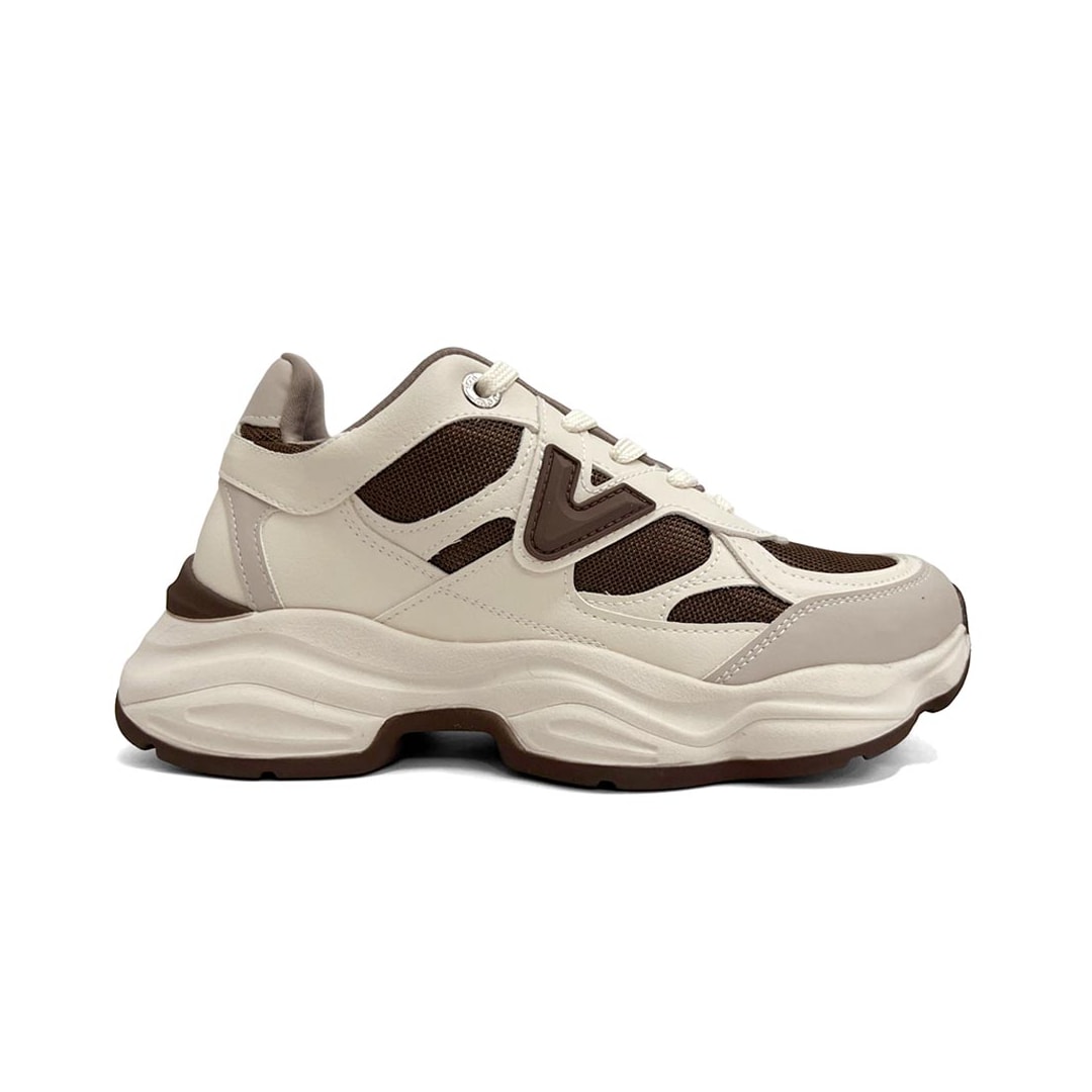Tênis Via Marte Casual 158-023-21 Bege/Marfim/Cinnamon Tênis Via Marte Casual 158-023-21 Bege/Marfim/Cinnamon