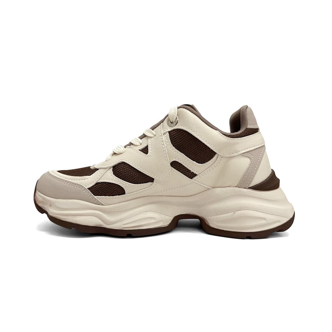 Tênis Via Marte Casual 158-023-21 Bege/Marfim/Cinnamon