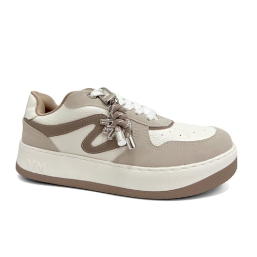 Tênis Via Marte Casual 209-014-13 Bege/Milk/Toffee