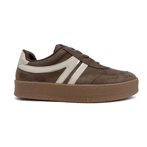 Detalhe - Tênis Via Marte Casual 216-012-01 Cinnamon