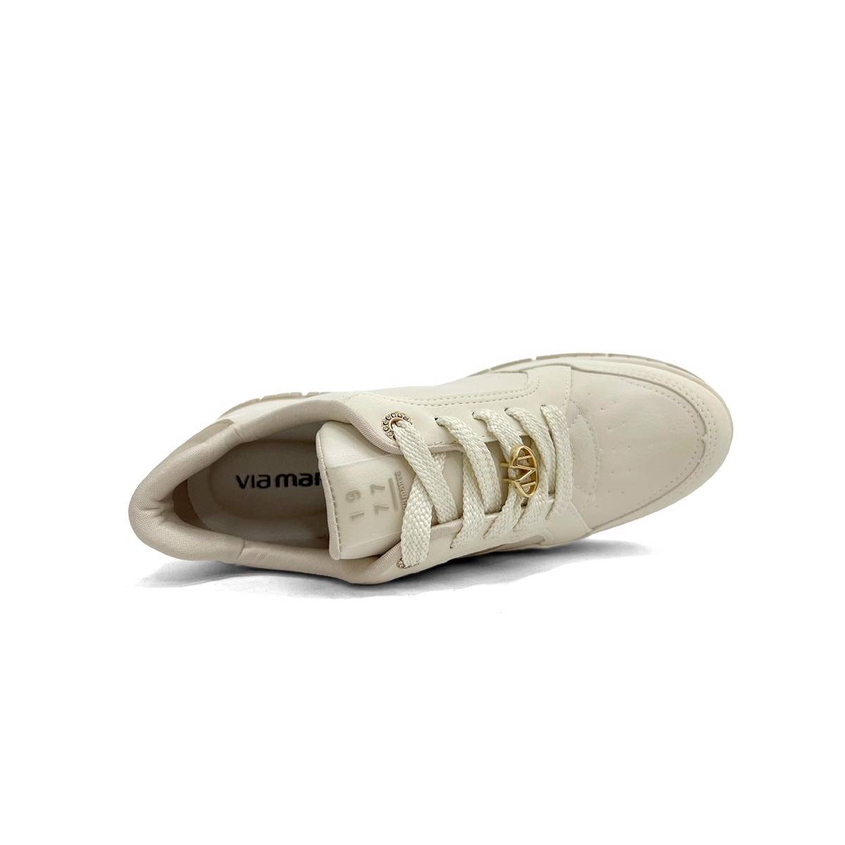 Tênis Via Marte Casual 219-006-02 Marfim Tênis Via Marte Casual 219-006-02 Marfim