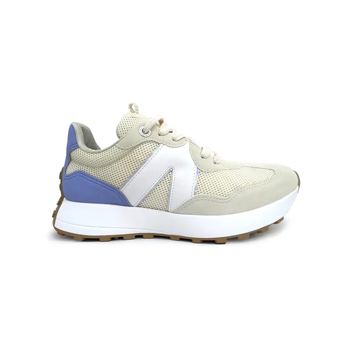 Tênis Via Marte Casual 22-16004 Off White Tênis Via Marte Casual 22-16004 Off White