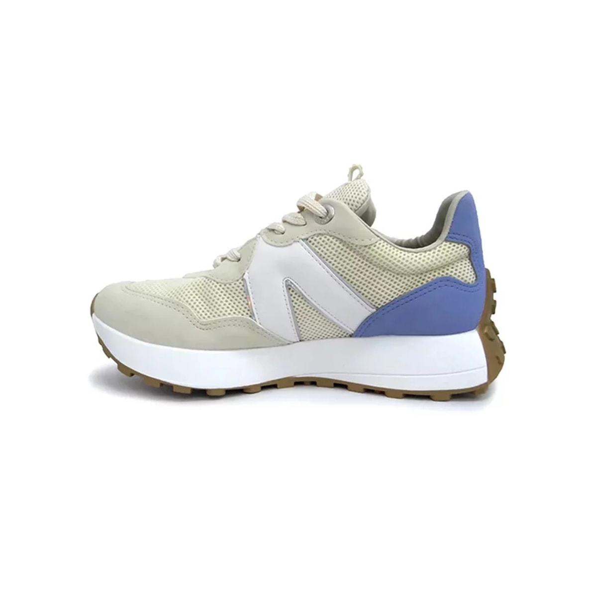 Tênis Via Marte Casual 22-16004 Off White Tênis Via Marte Casual 22-16004 Off White