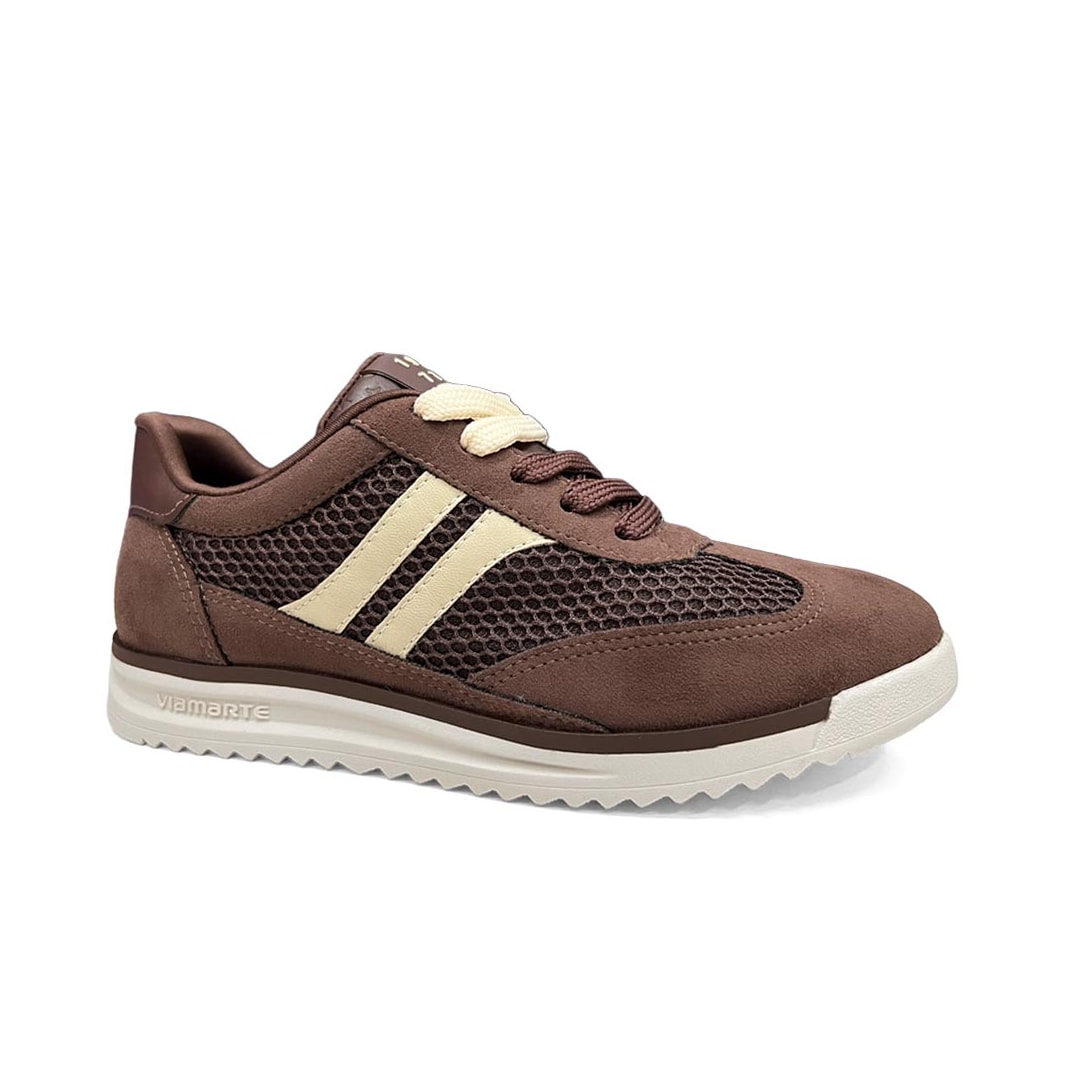 Tênis Via Marte Casual 226-018-24 Dark Brown