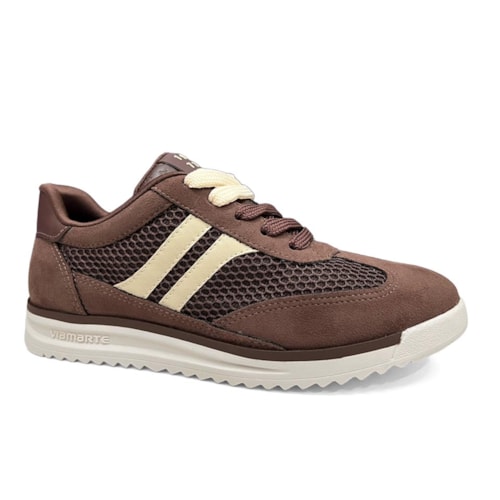 Tênis Via Marte Casual 226-018-24 Dark Brown